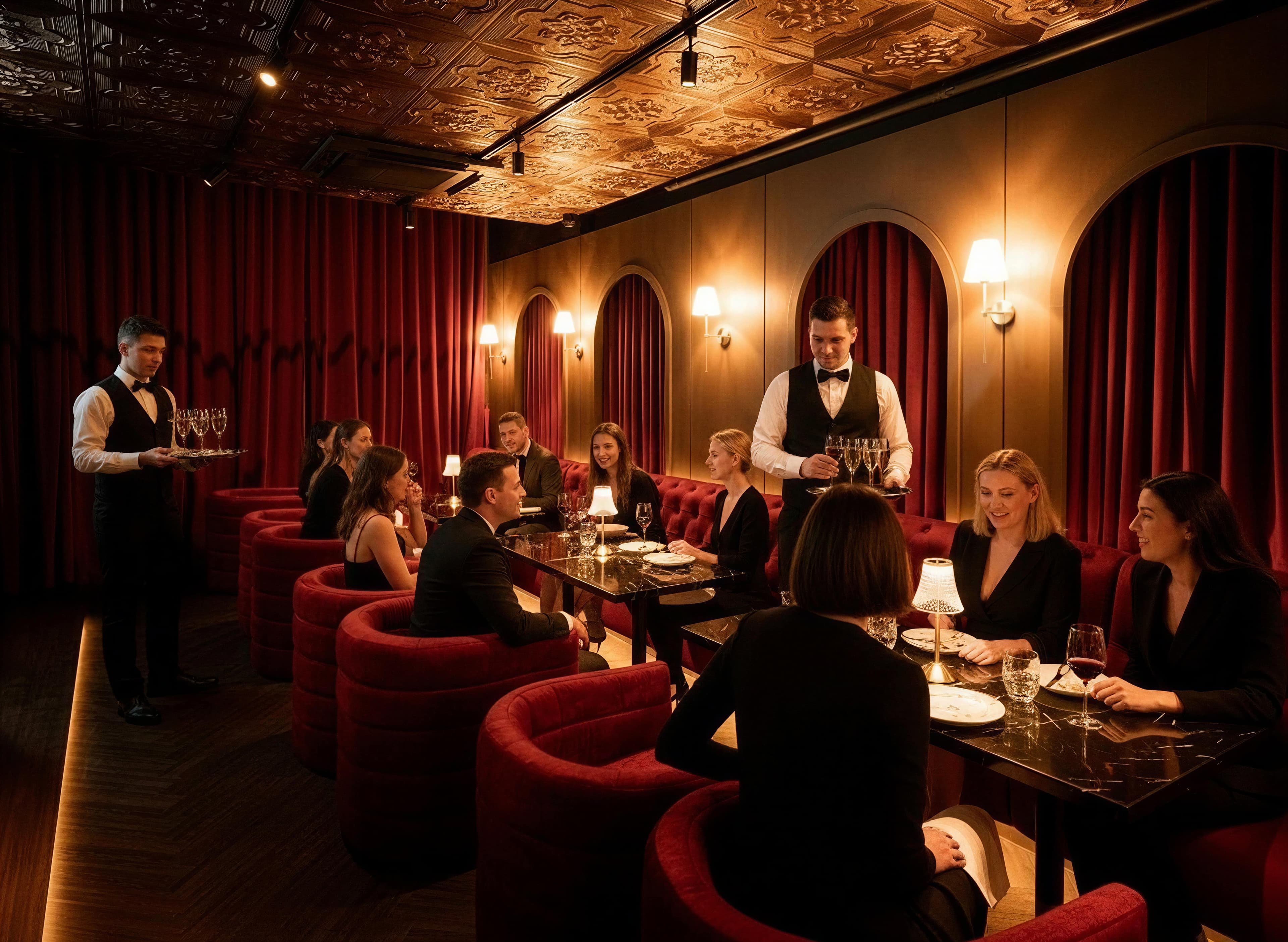 Private dining experience at Moonshine bar